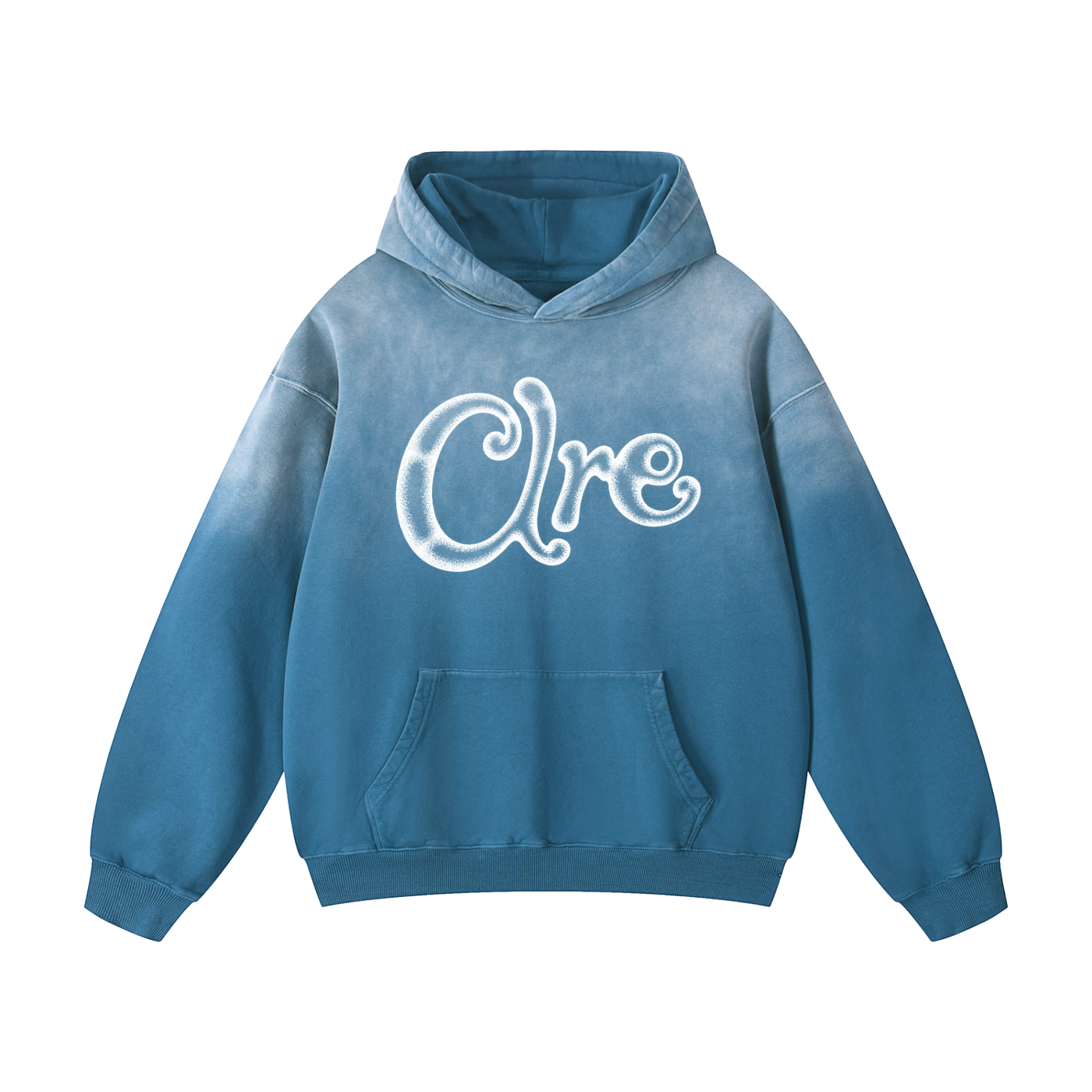 Sweat à capuche oversize Sunfade épais - Pencil