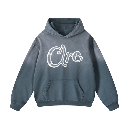 Sweat à capuche oversize Sunfade épais - Pencil