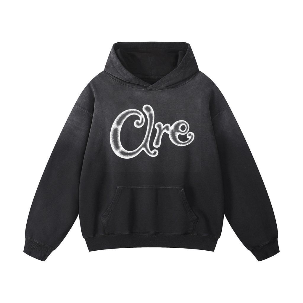 Sweat à capuche oversize Sunfade épais - Pencil