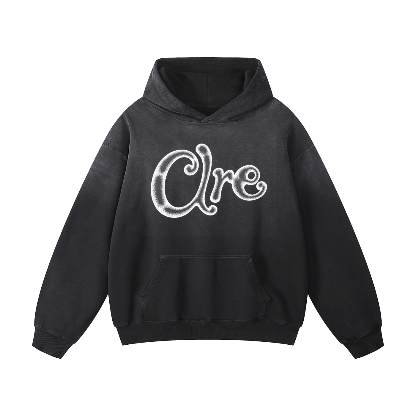 Sweat à capuche oversize Sunfade épais - Pencil