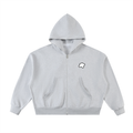 Full-Zip Boxy Hoodie - Basic