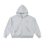 Full-Zip Boxy Hoodie - Basic
