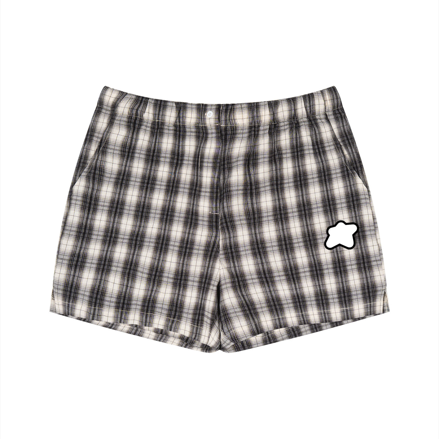 Short à carreaux unisexe - Basic