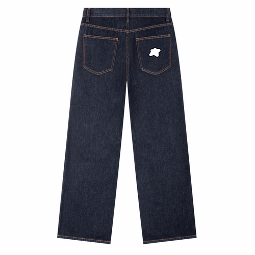 Jean denim épais à coupe droite - Basic