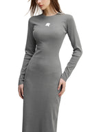 Robe longue fendue - Basic