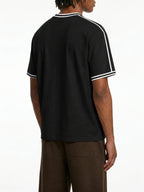 Maillot Noir Style France Streetwear Unisexe - Footballcore Katakana
