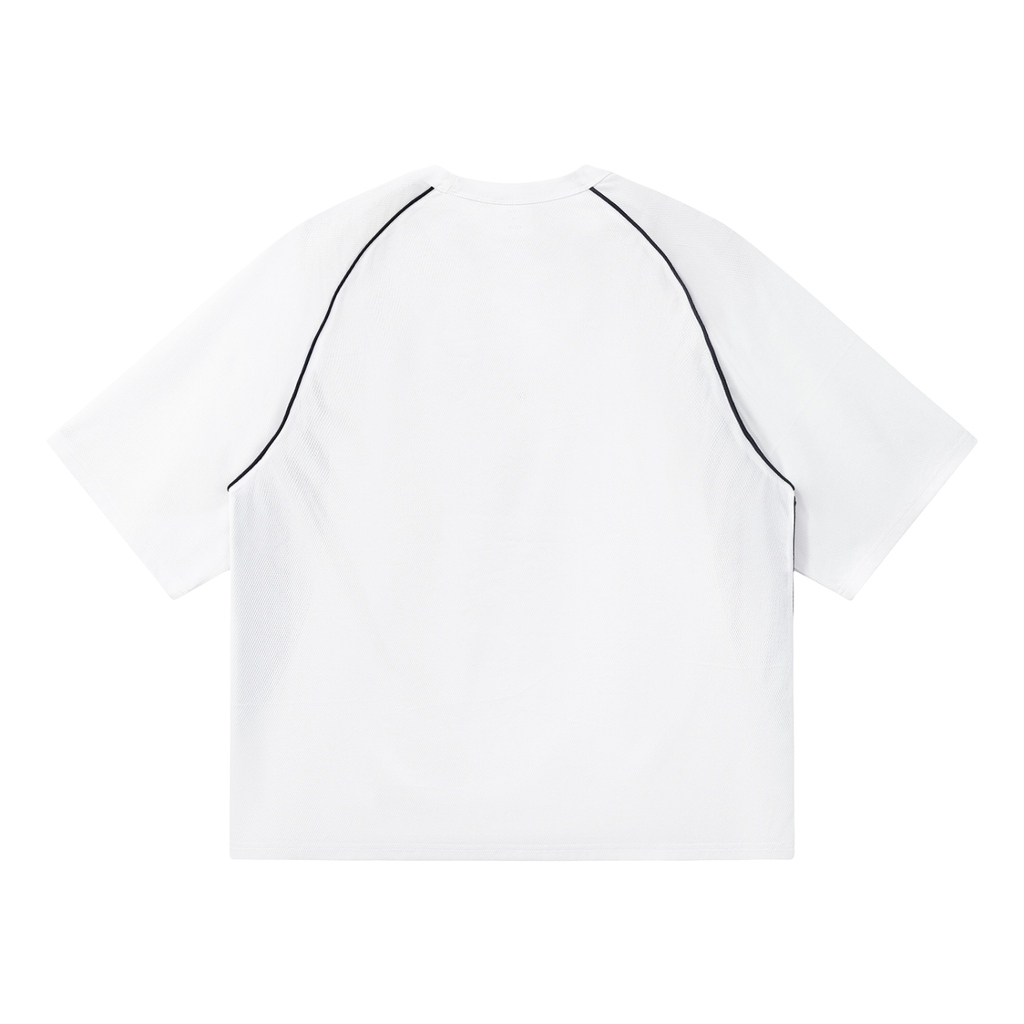 T-shirt à empiècement contrasté - Basic