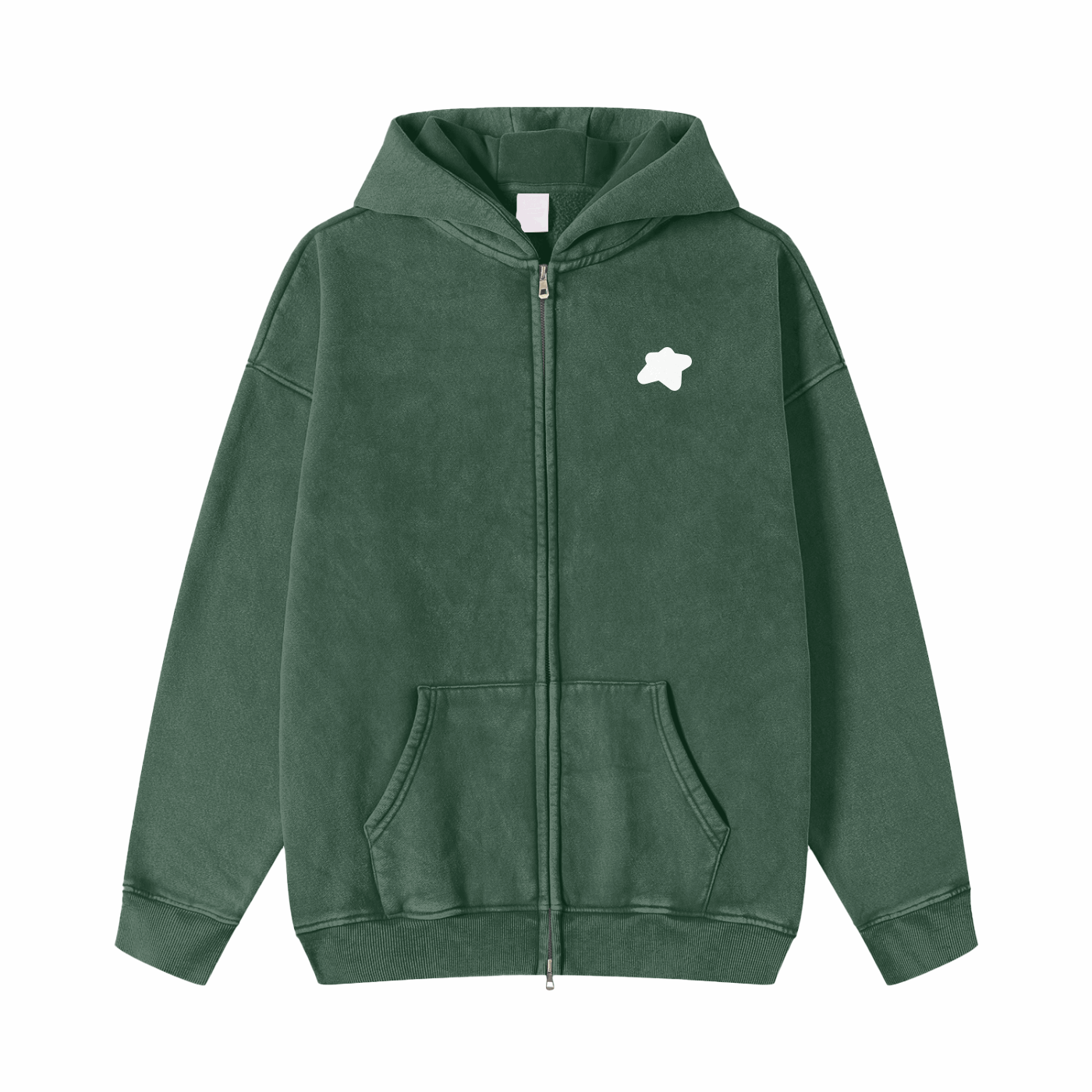 Basic - Zip Hoodie Délavé - CLRE - Marque Streetwear indépendante basée en France