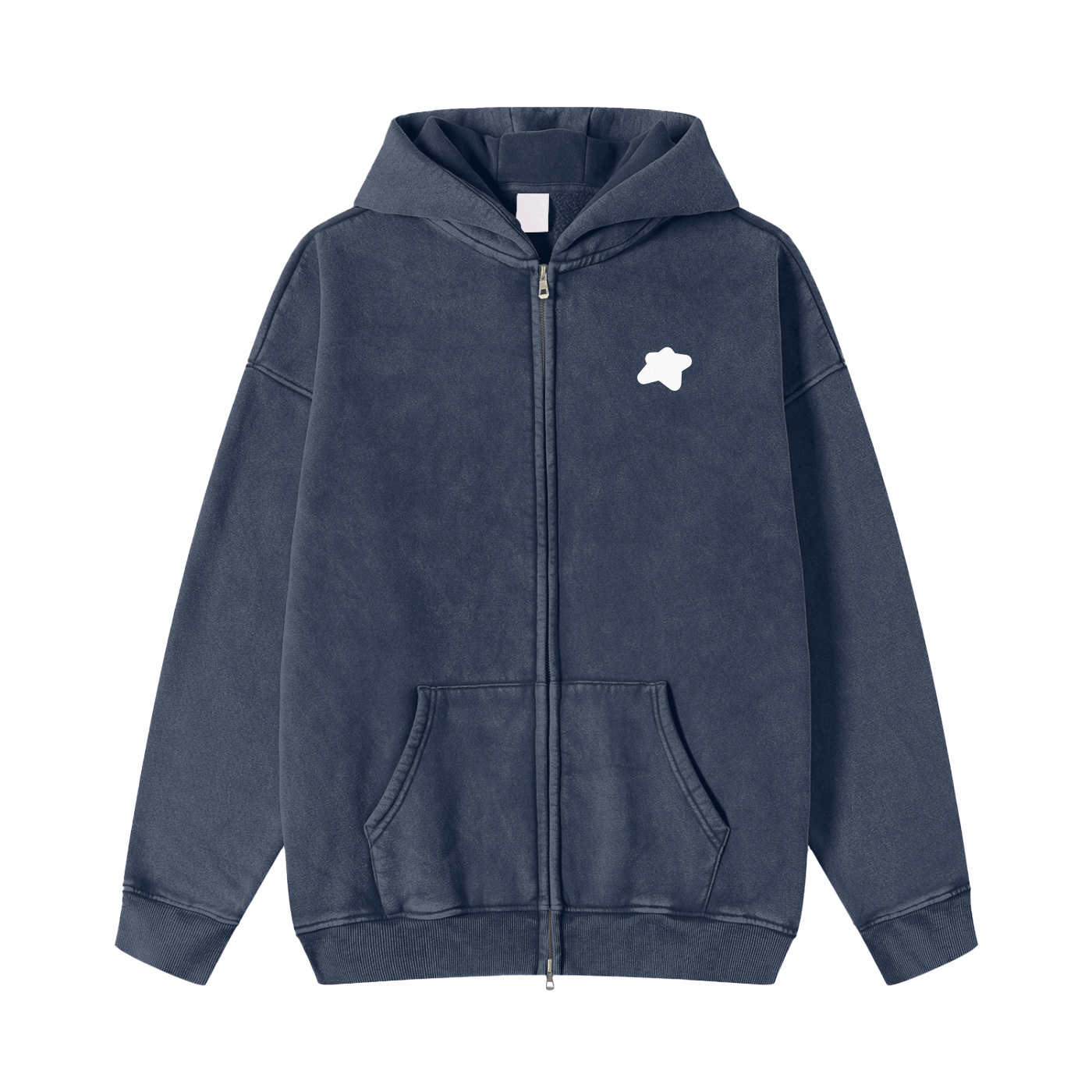 Basic - Zip Hoodie Délavé - CLRE - Marque Streetwear indépendante basée en France