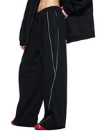 Basics - Pantalon de survêtement droit à rayures réfléchissantes - CLRE.SHOP