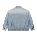 Unisex vintage faded denim jacket - Basic