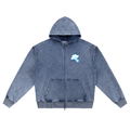 "CLICK ON ME" - Hoodie effet jean délavé - CLRE.SHOP