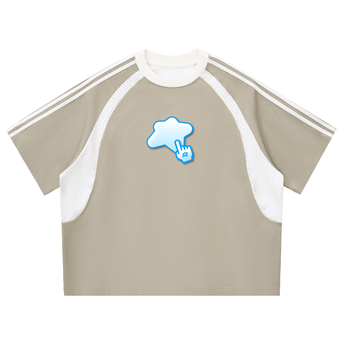 CLICK ON ME - T-Shirt respirant a bandes - CLRE.SHOP