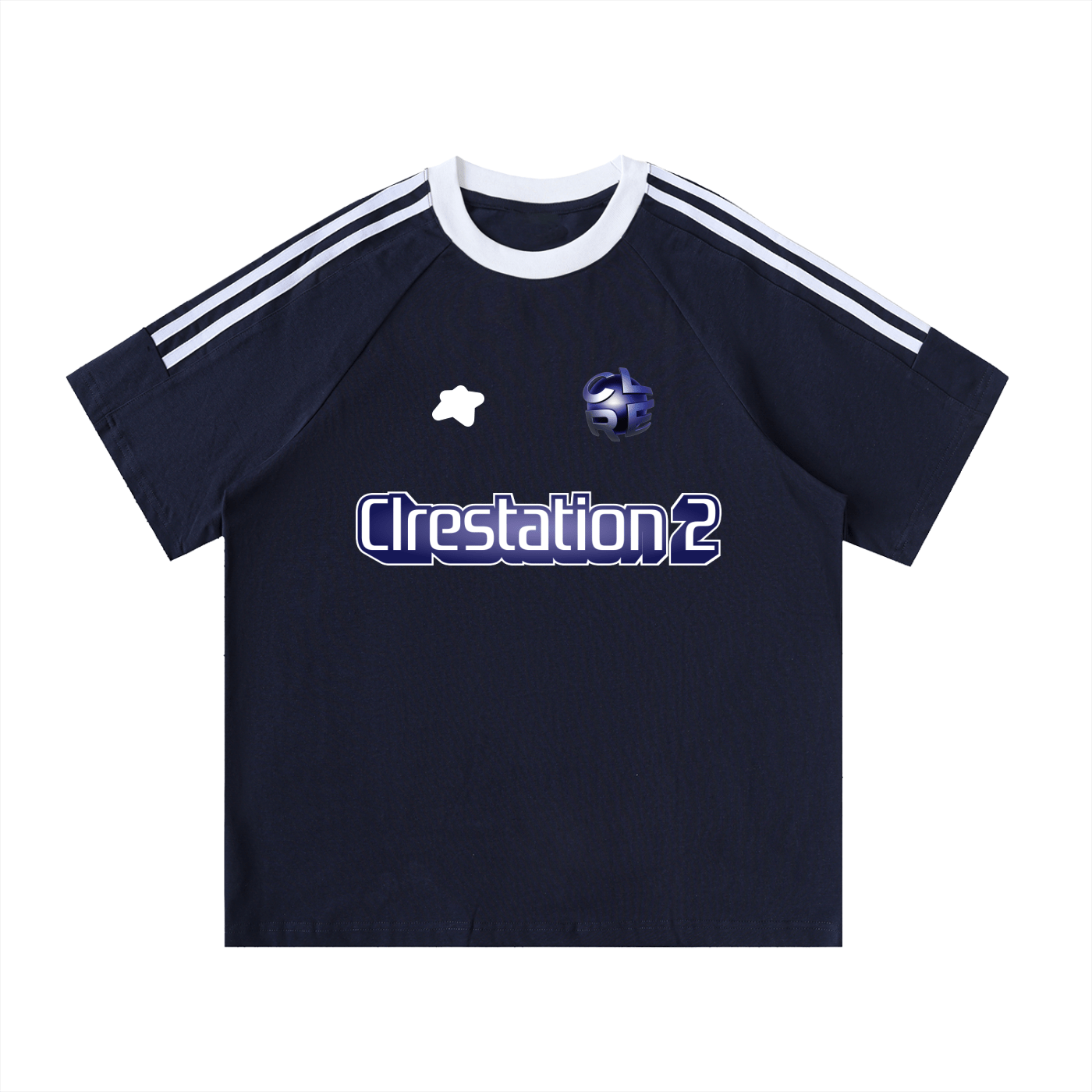 CLRESTATION® - T-Shirt a bandes - CLRE.SHOP