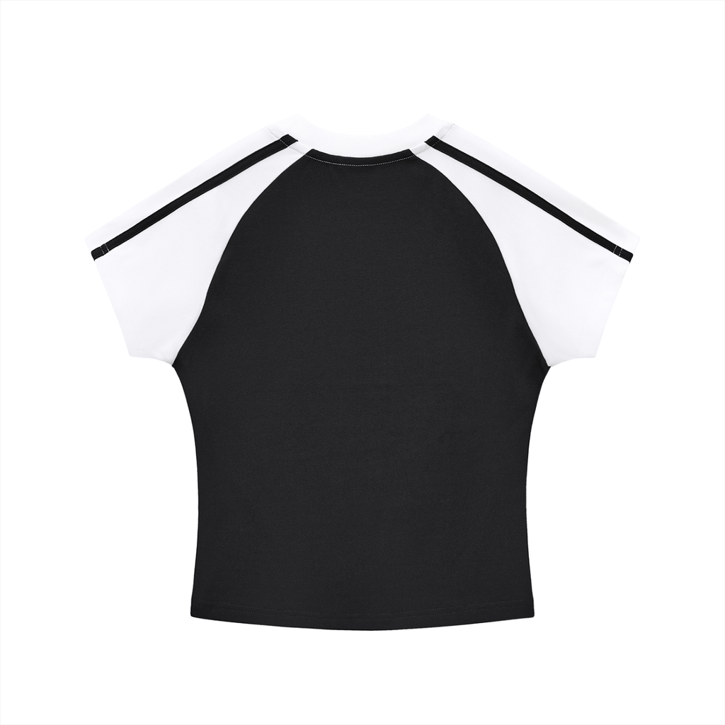 Coat of arms - Crop - top Noir - CLRE.SHOP
