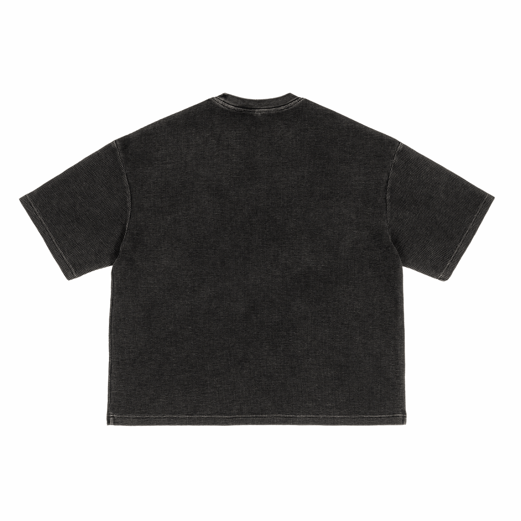 Coat Of Arms - T-Shirt Gaufré Délavé Boxy - CLRE - Marque Streetwear indépendante basée en France