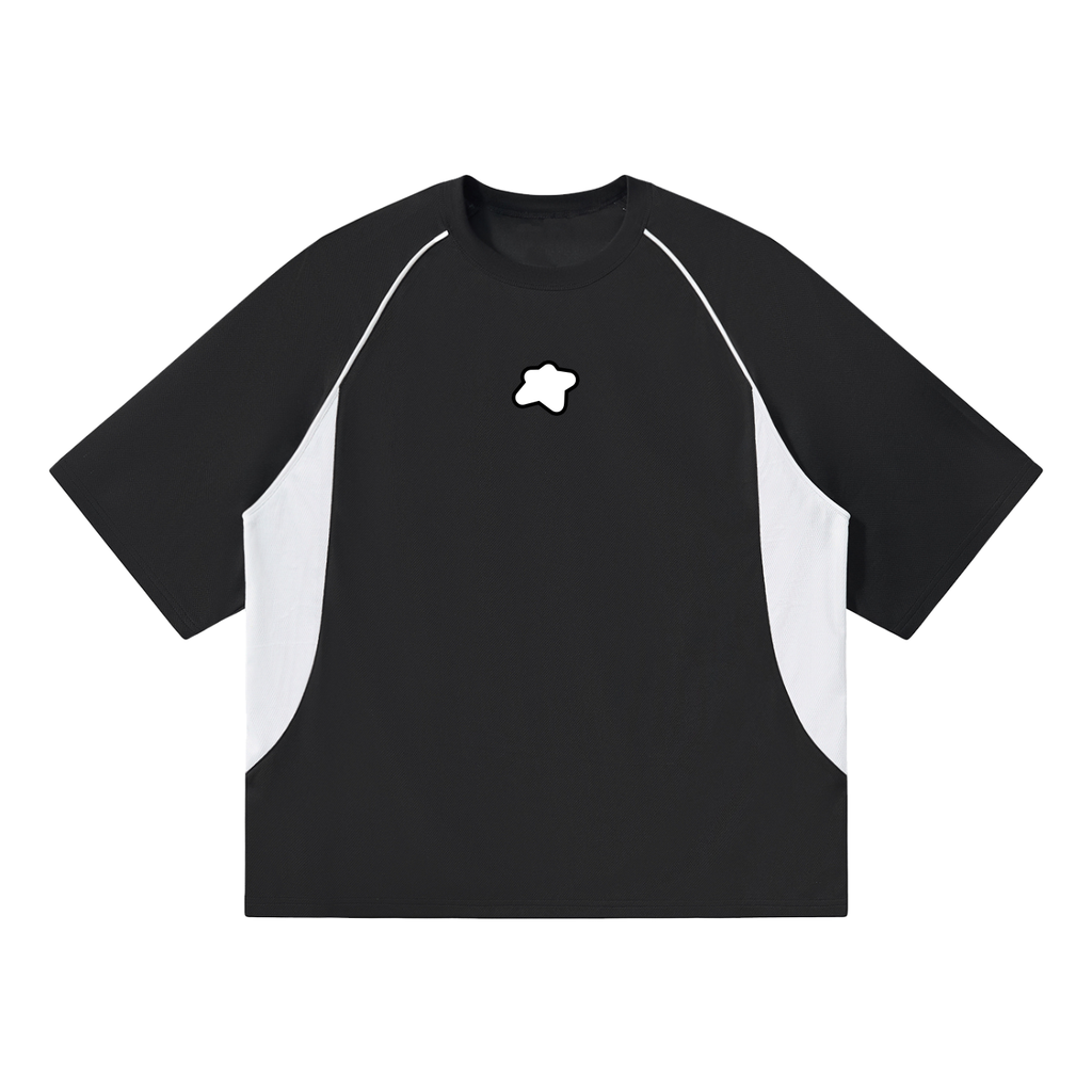 T-shirt à empiècement contrasté - Basic