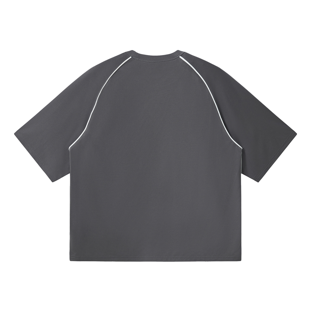 T-shirt à empiècement contrasté - Basic