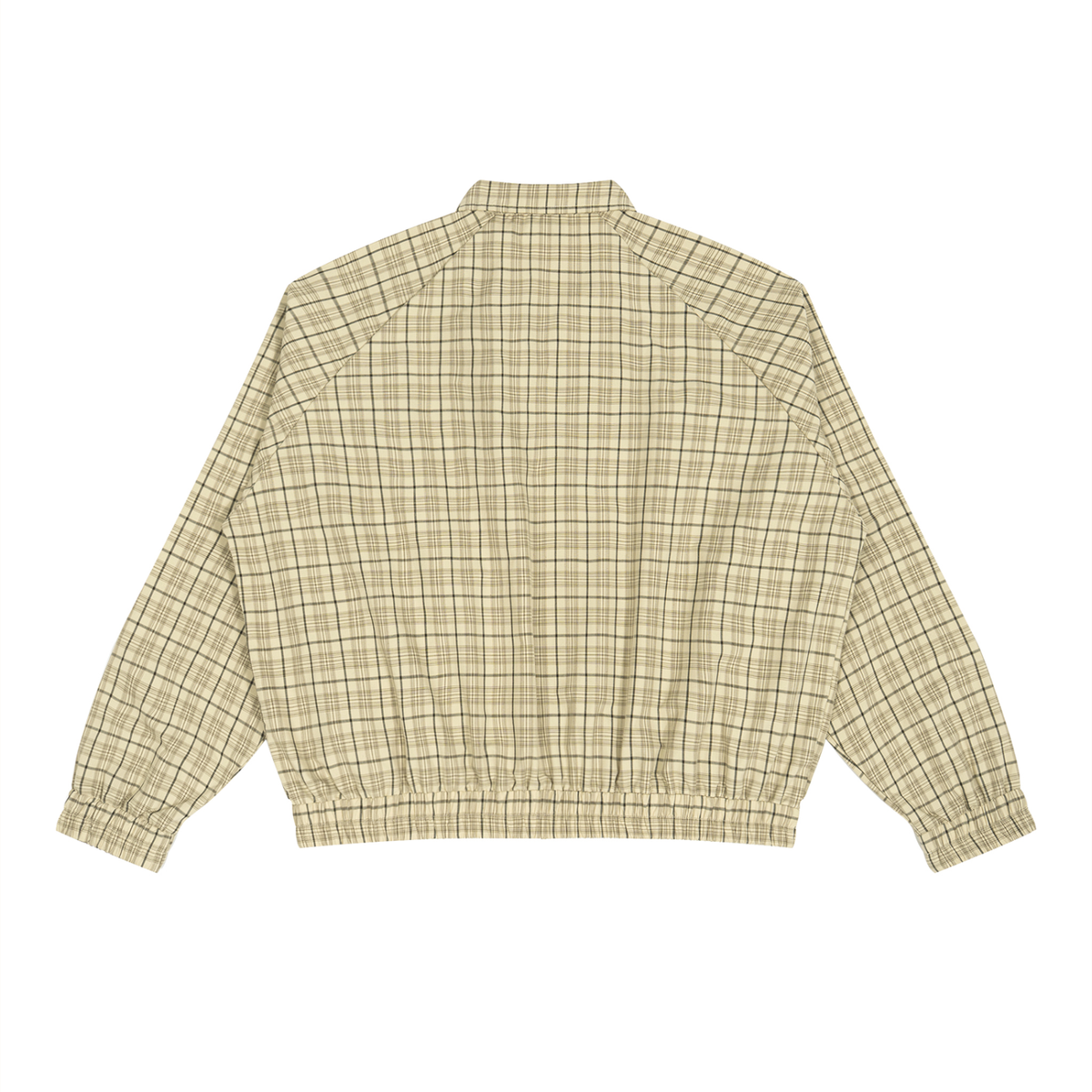 Veste zippée à carreaux oversize - Basic