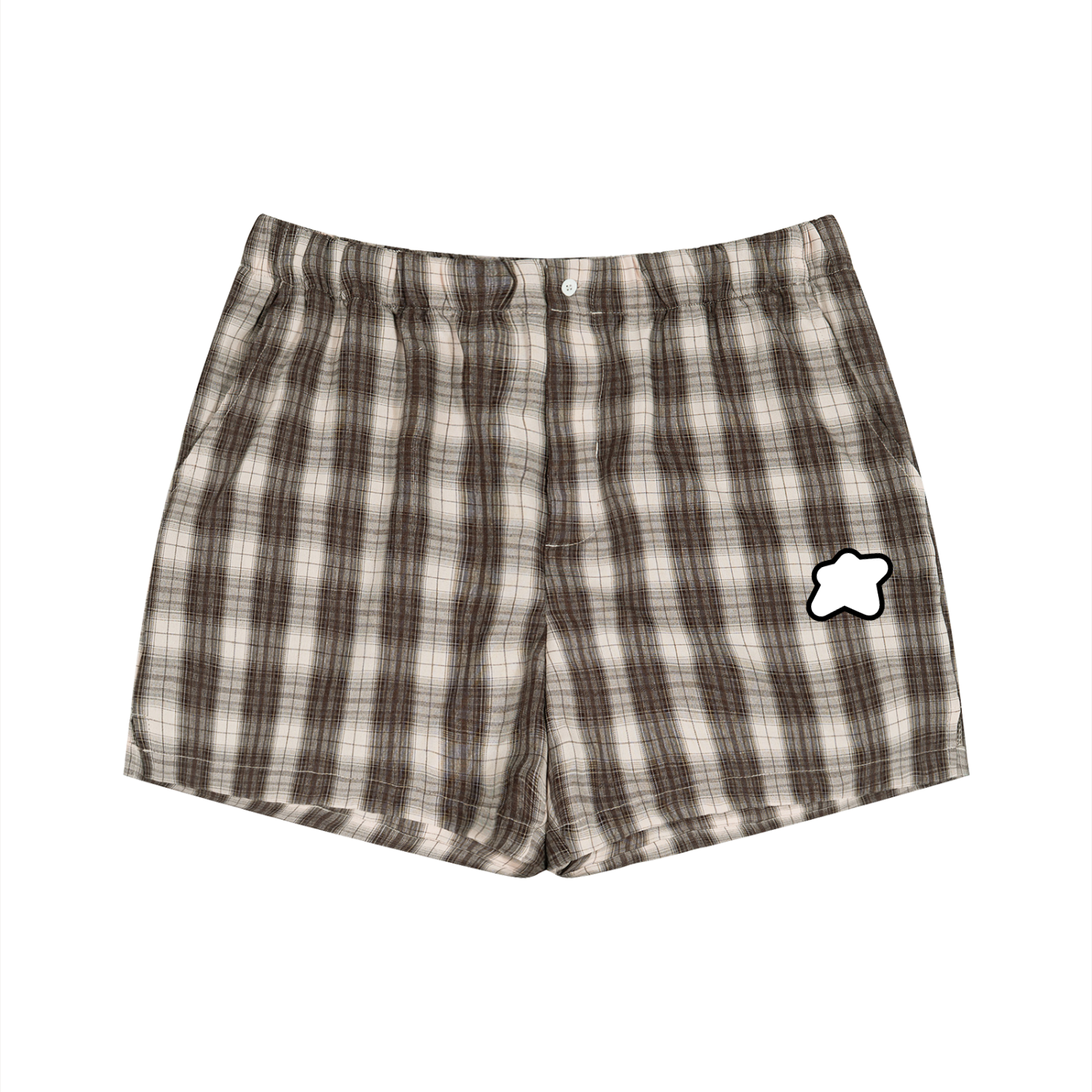 Short à carreaux unisexe - Basic