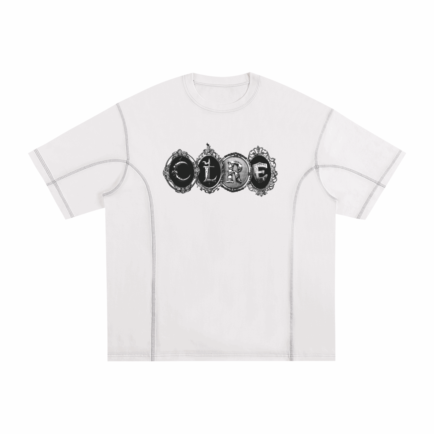 Framed - T-Shirt avec surpiqûre - CLRE - Marque Streetwear indépendante basée en France