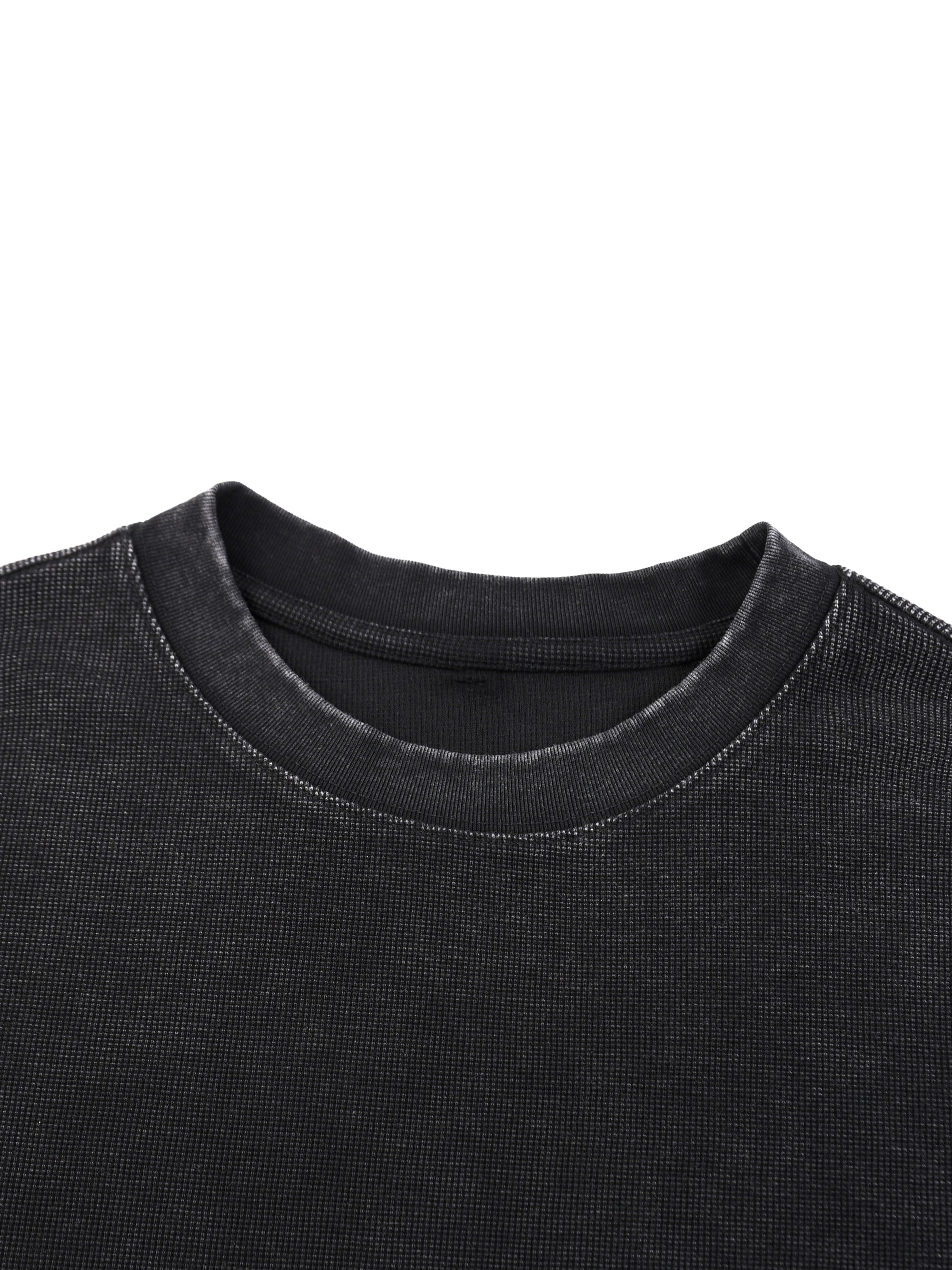 T-shirt oversize en tissu gaufré délavé - Coat of arms