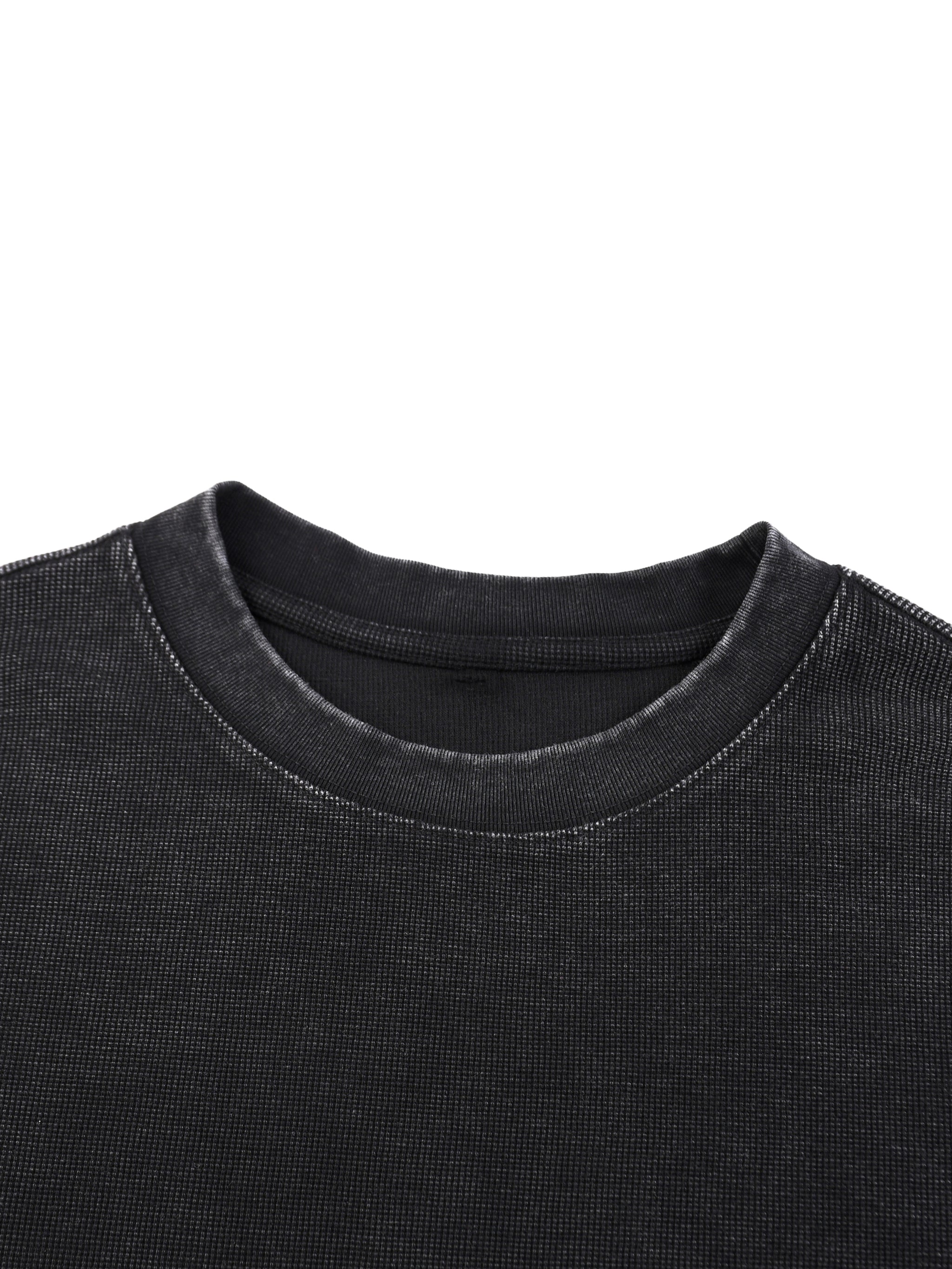 T-shirt oversize en tissu gaufré délavé - Coat of arms