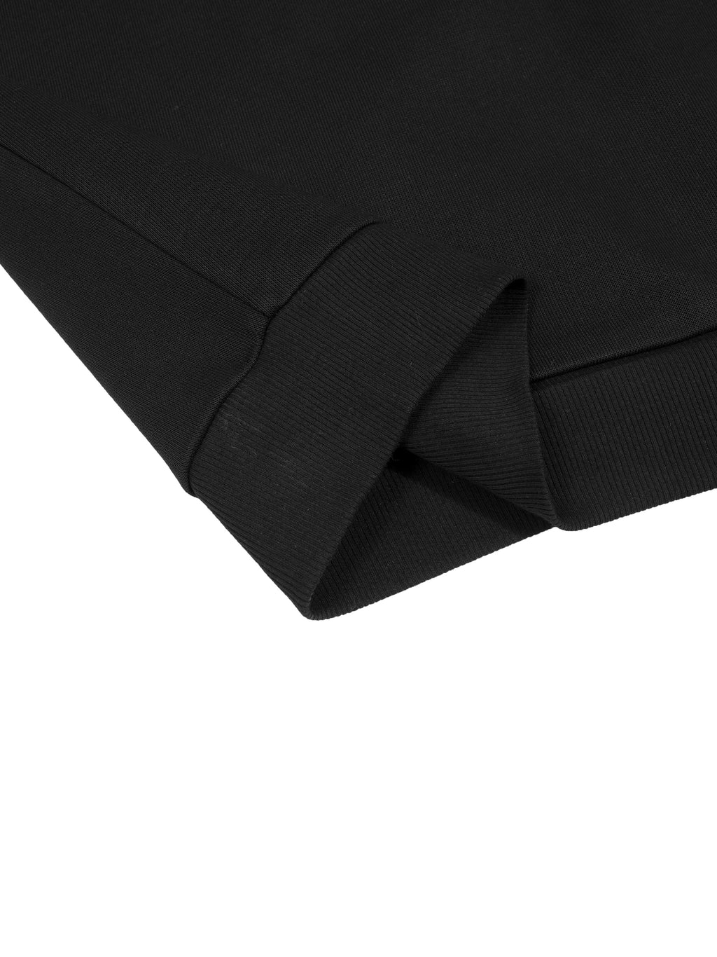 Sweat à capuche zippé contrasté à carreaux Noir - Basic