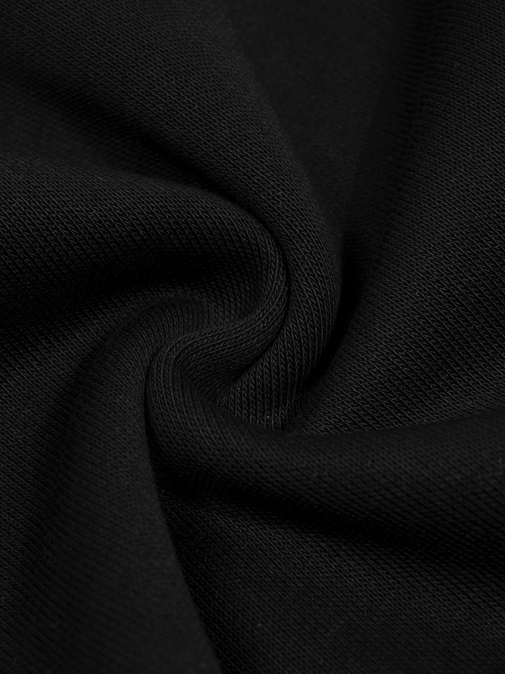 Sweat à capuche zippé contrasté à carreaux Noir - Basic