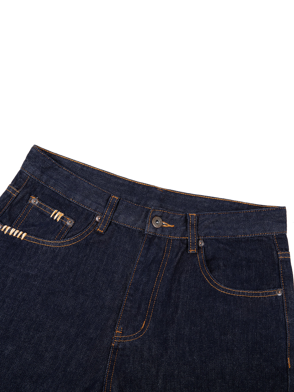 Jean denim épais à coupe droite - Basic