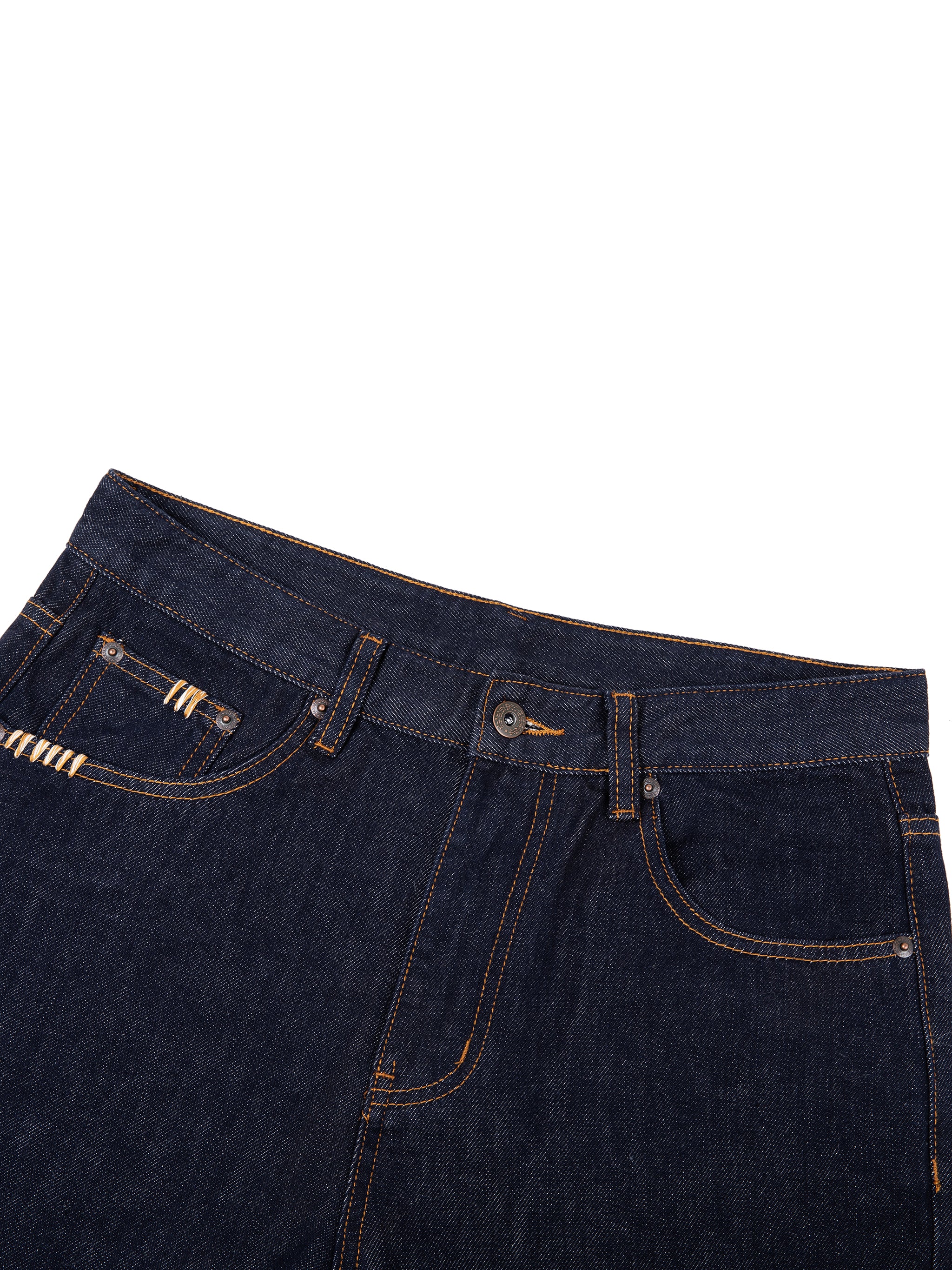 Jean denim épais à coupe droite - Basic