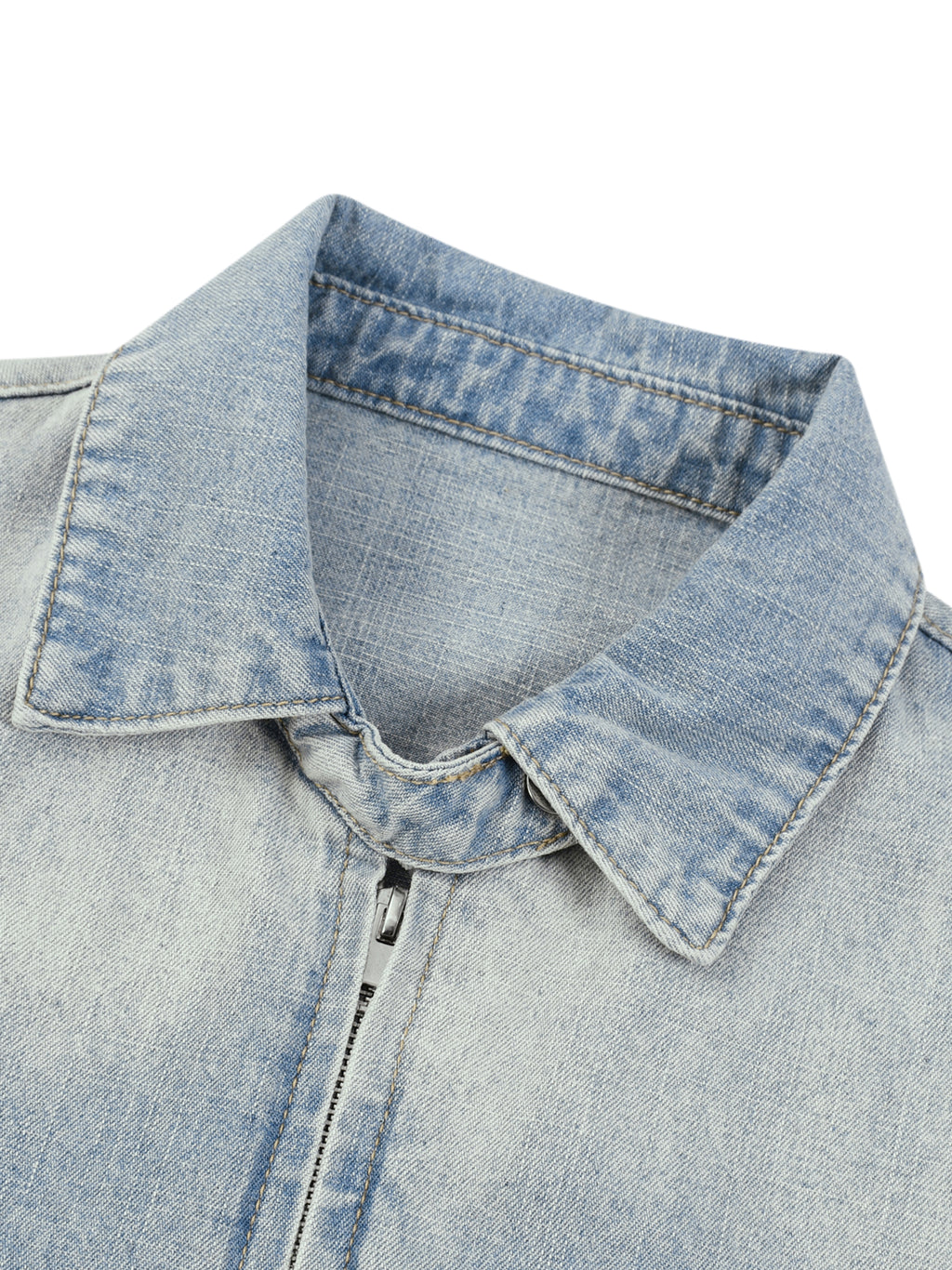 Unisex vintage faded denim jacket - Basic
