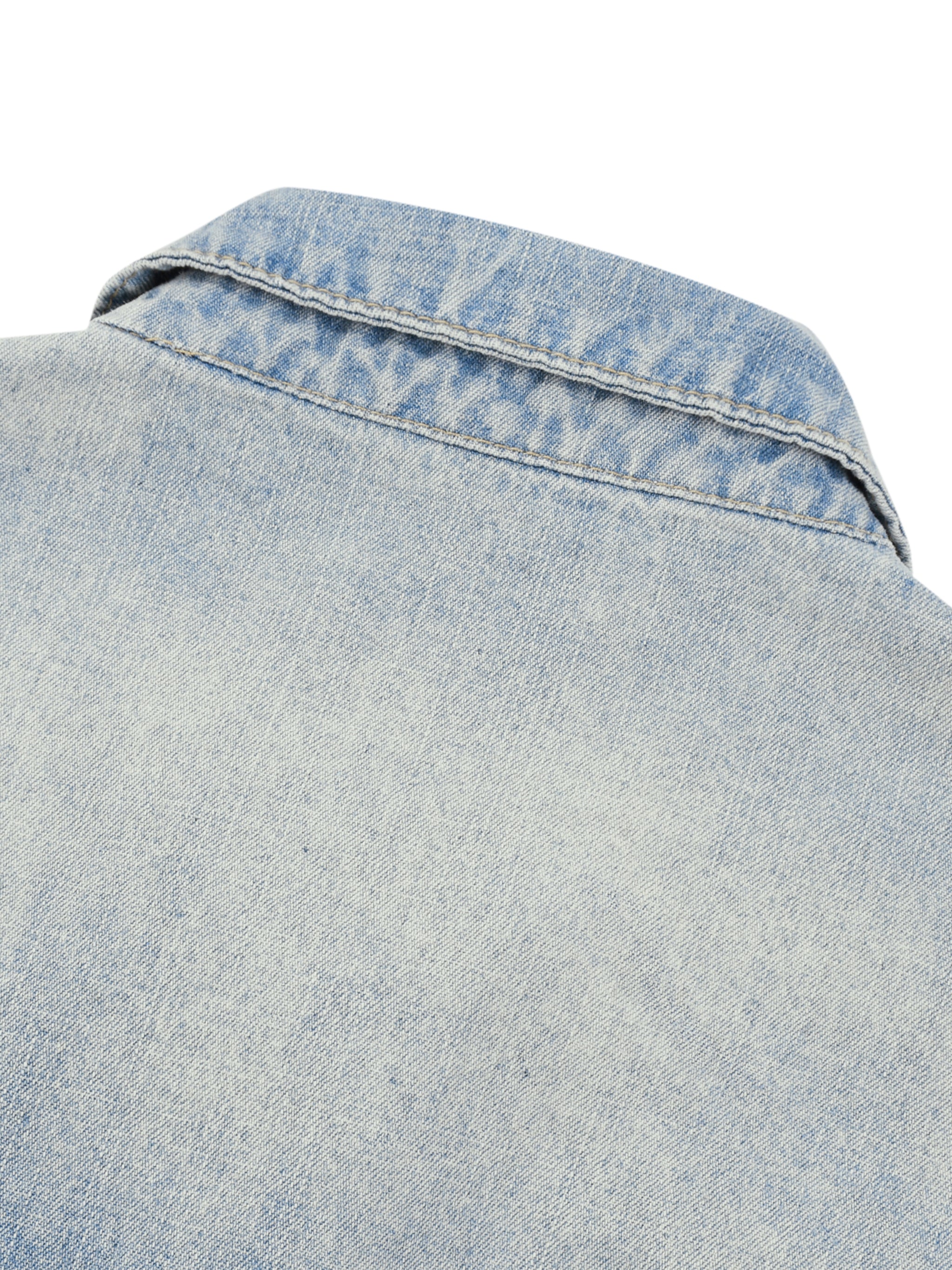 Unisex vintage faded denim jacket - Basic