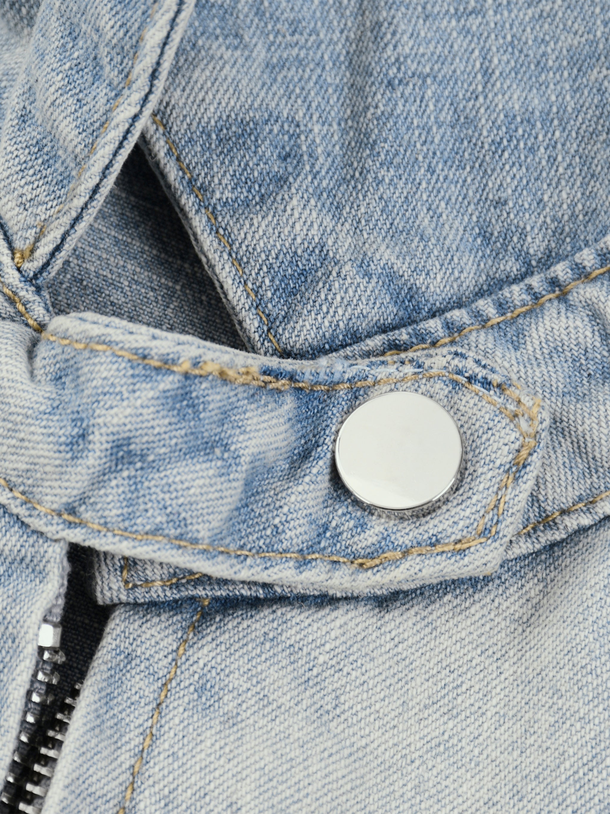 Unisex vintage faded denim jacket - Basic