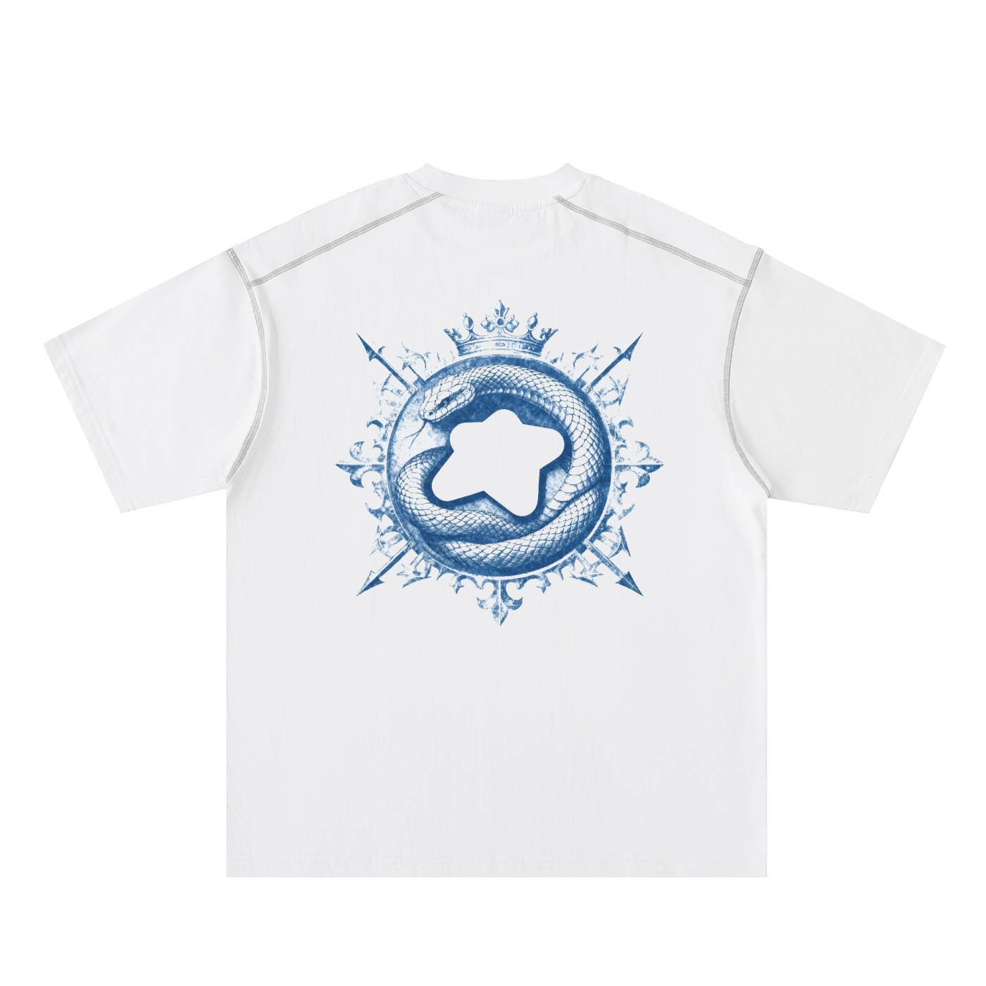 SNAKE BITES - T-Shirt Contrasté Oversize - CLRE.SHOP