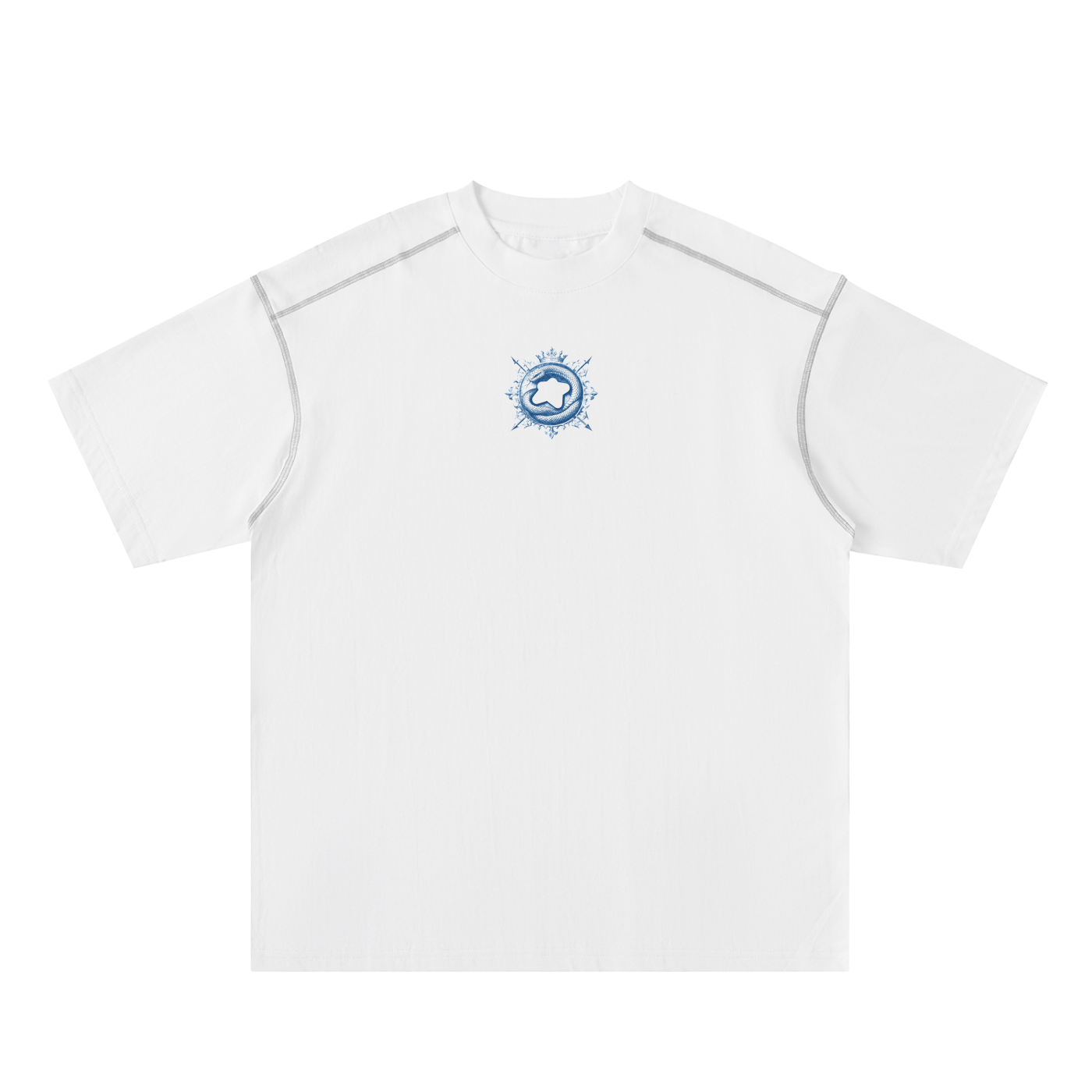 SNAKE BITES - T-Shirt Contrasté Oversize - CLRE.SHOP